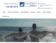 Tablet Screenshot of notimecharters.com
